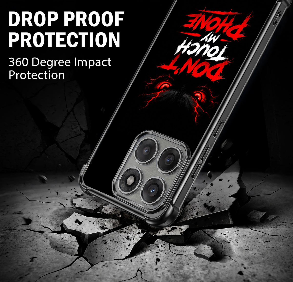 Motorola Edge 70 5G Don't Touch My Phone Airbags Printed Back Case