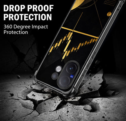 Vivo V60 5G Trading Candles Airbags Printed Back Case
