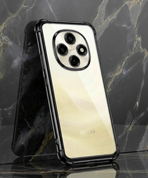 Oppo F31 Pro 5G Anti-Yellow Electroplating Transparent Airbags Case