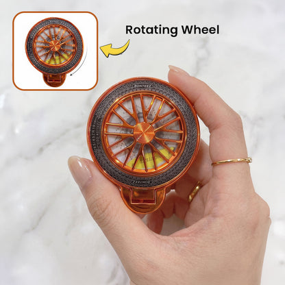Vivo V60e 5G Stress Buster Wheel Rotating Airbag Cosmic Orange Case