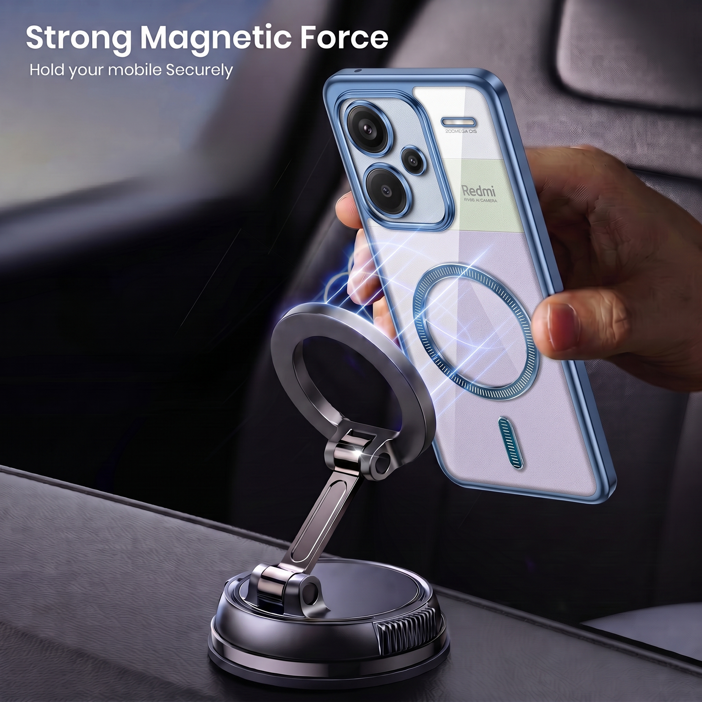 Redmi Note 13 Pro+ 5G Electroplated Magnetic Magsafe Case