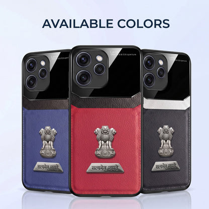 Oppo Reno 15 Pro Mini 5G Satyamev Jayate 2-in-1 Emblem Leather Lens Protective Back Case