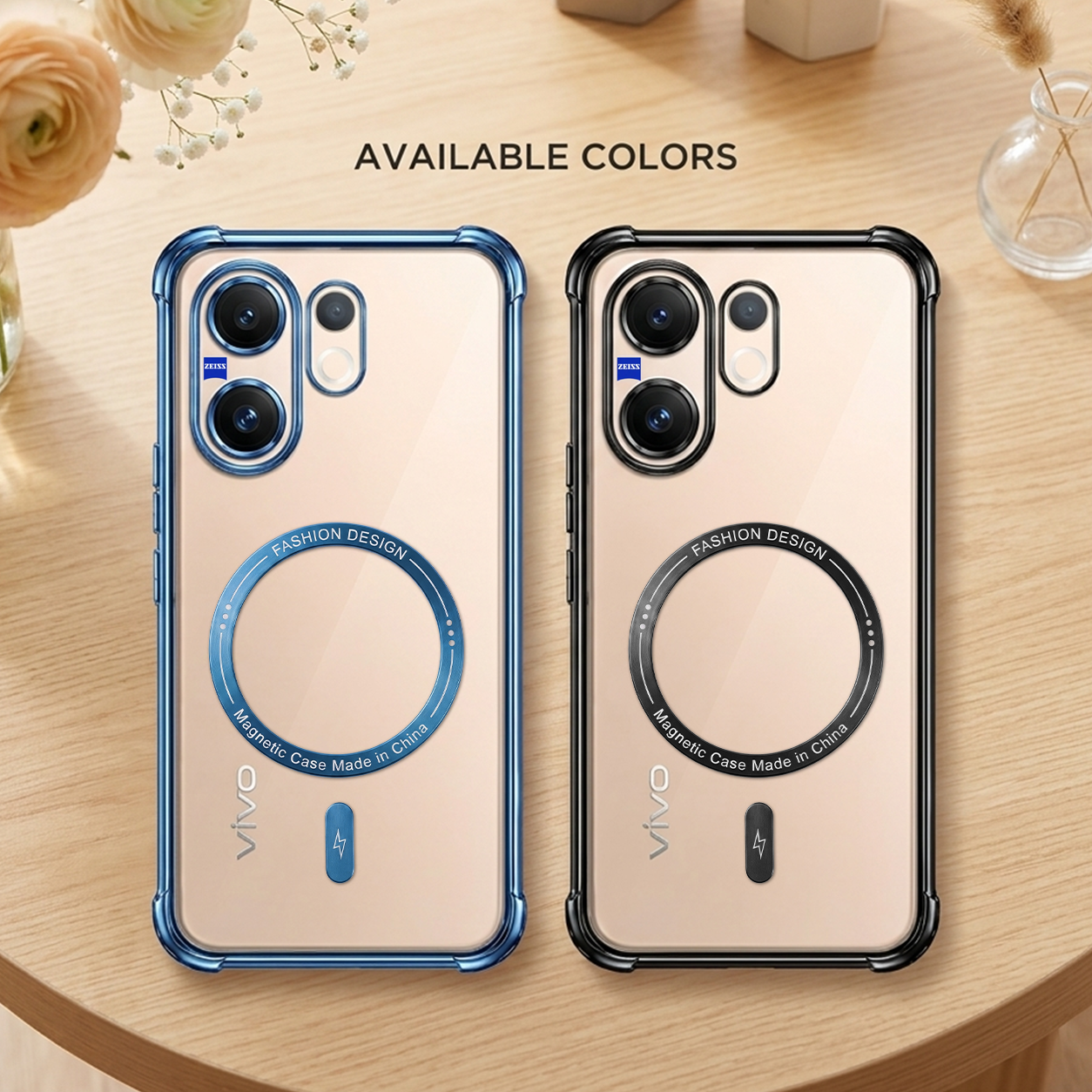 Vivo X200 FE 5G Premium Magnetic MagSafe Shockproof Airbag Case