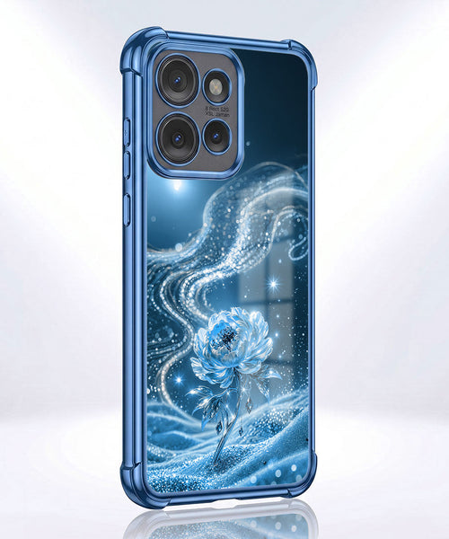 Motorola Edge 50 Neo 5G Blue Rose Airbags Printed Back Case