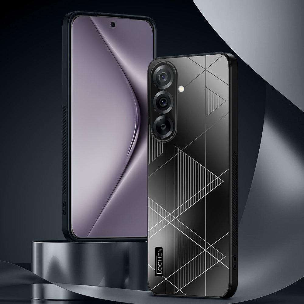 Samsung Galaxy A36 5G Triangle Pattern Matte Back Shockproof Case