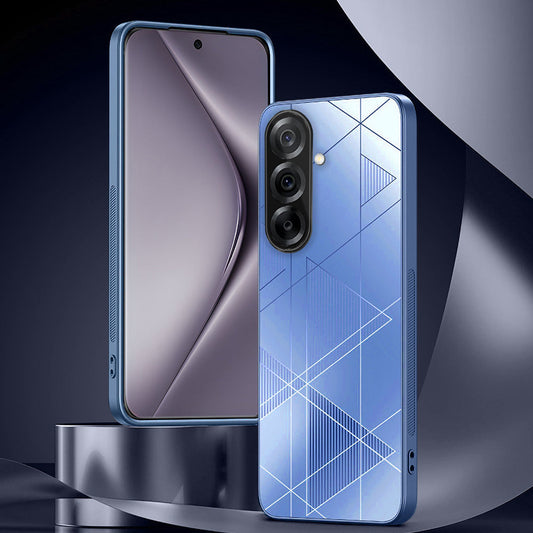 Samsung Galaxy A56 5G Triangle Pattern Matte Back Shockproof Case