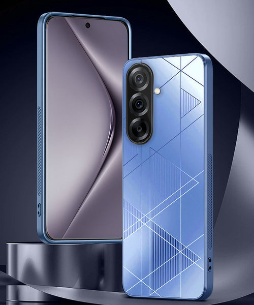 Samsung Galaxy A56 5G Triangle Pattern Matte Back Shockproof Case