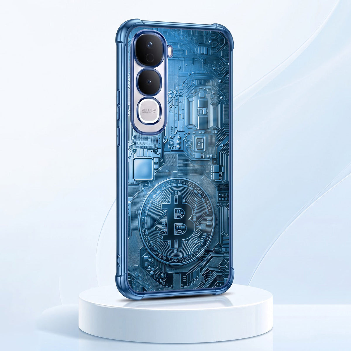Vivo Y400 Pro 5G Bitcoin Airbags Printed Back Case