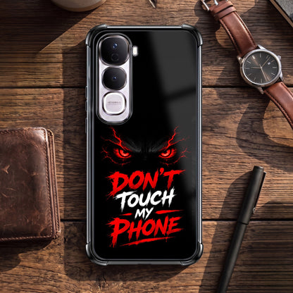 Vivo Y400 Pro 5G Don't Touch My Phone Airbags Printed Back Case