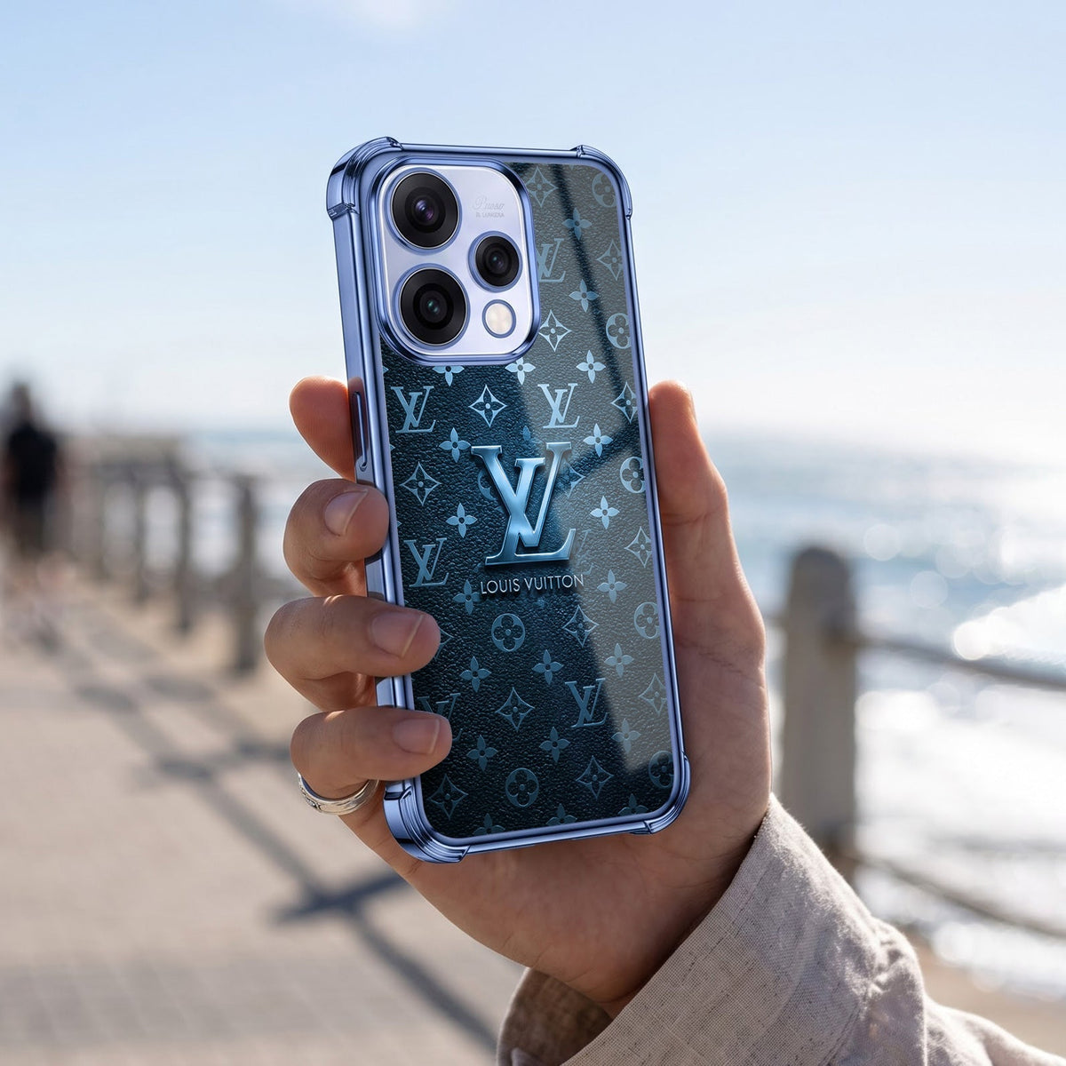 Oppo Reno 15 5G LV Monogram Airbags Printed Back Case