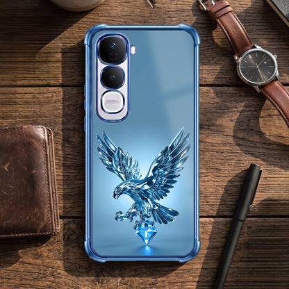 Vivo Y400 Pro 5G Blue Eagle Airbags Printed Back Case