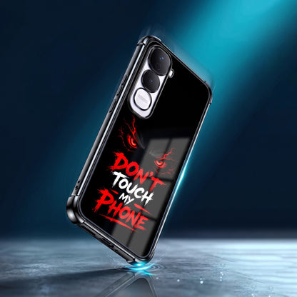 Vivo Y400 Pro 5G Don't Touch My Phone Airbags Printed Back Case