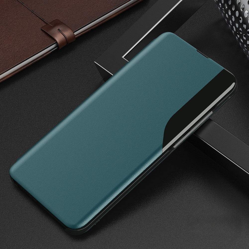 Oppo Reno12 5G Luxury Half Window Leather Flip Case