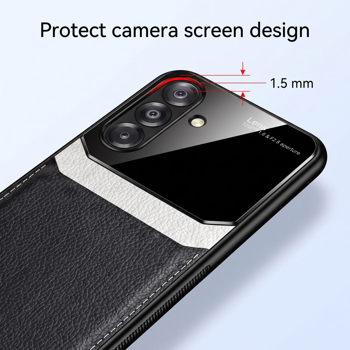 Samsung Galaxy A26 5G Premium Leather Lens Protective Case