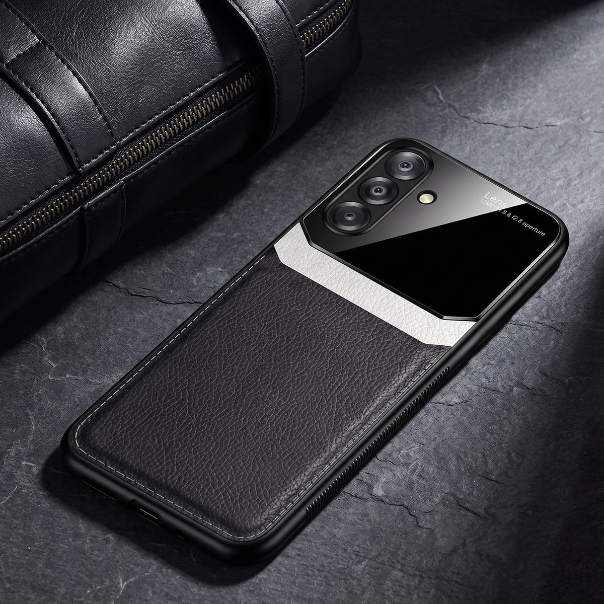 Samsung Galaxy A26 5G Premium Leather Lens Protective Case