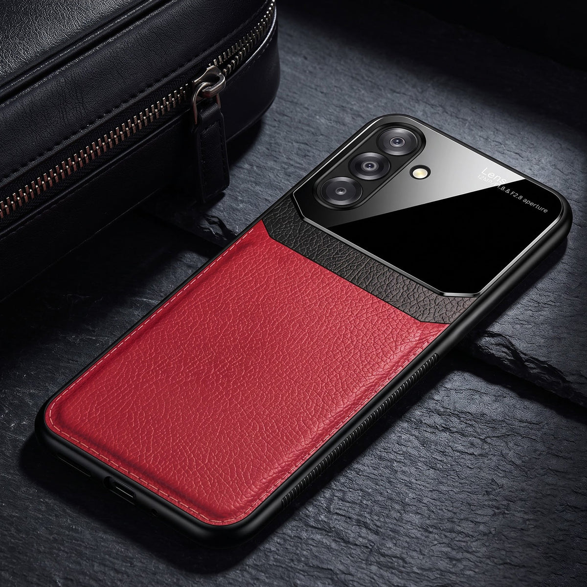 Samsung Galaxy A26 5G Premium Leather Lens Protective Case
