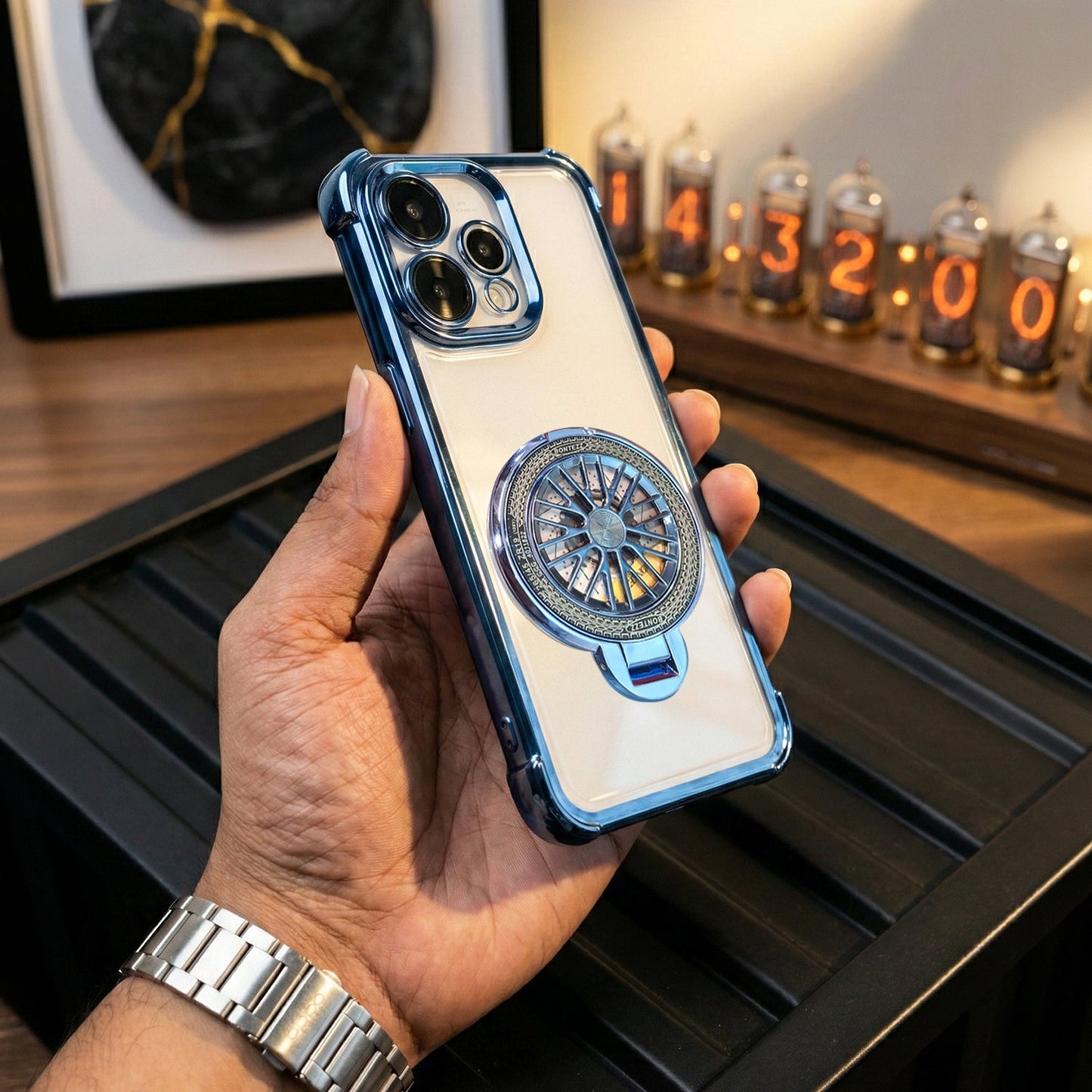 Oppo Reno 15 5G Premium Stress Buster Wheel Rotating Shockproof Airbags Case