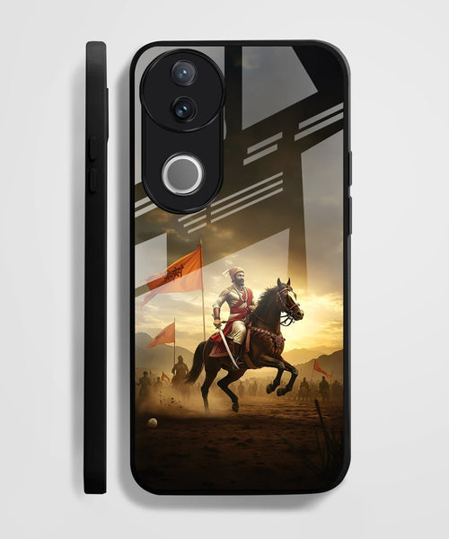 Vivo V50 5G Premium Acrylic Shockproof Glass Back Case (Battle Glory)