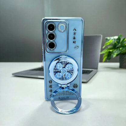 Vivo V27 5G Rich Manifestation Reflective Fidget Rotating Back Case