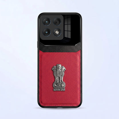 Motorola Edge 70 Pro 5G Satyamev Jayate 3D Metal Leather Back Case