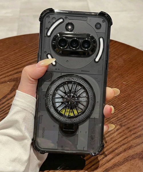 Nothing Phone 3a 5G Premium Stress Buster Wheel Rotating Shockproof Airbags Case