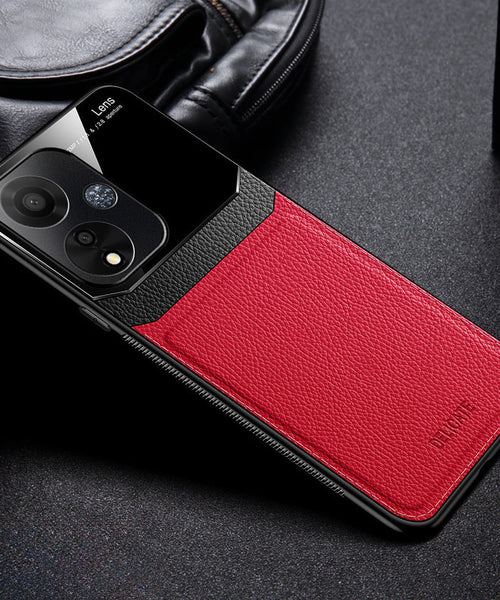 Oppo A59 5G Premium Leather Lens Protective Case