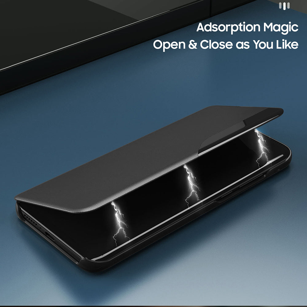 Vivo Y58 5G Luxury Half Window Leather Flip Case