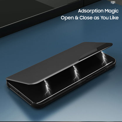 Vivo Y58 5G Luxury Half Window Leather Flip Case