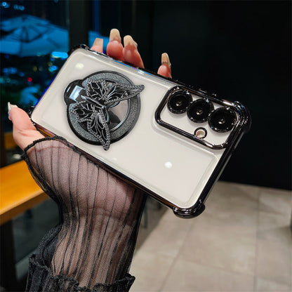 Samsung Galaxy A56 5G Premium Butterfly Stand Airbags Case