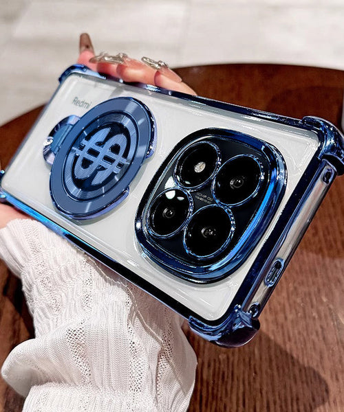 Redmi Note 14 Pro+ 5G Four Corner Airbags 100% Original Astro Money Magnet Rotating Dollar Case