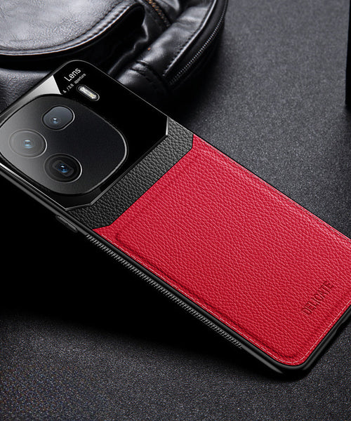 iQOO 12 5G Premium Leather Lens Protective Case