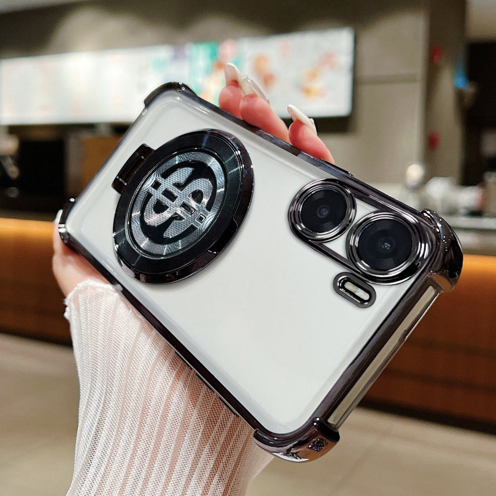 Vivo V29e 5G Four Corner Airbags 100% Original Astro Money Magnet Rotating Dollar Case