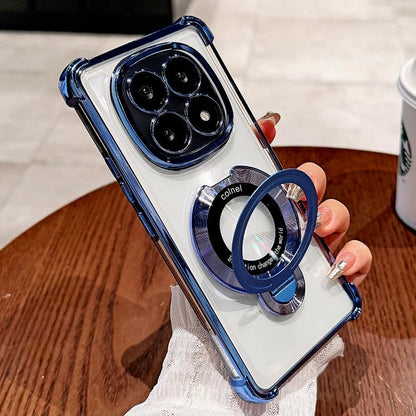 OPPO F29 PRO 5G Original Luxury Magnifier Ring Stand Shockproof Airbags Corner Case