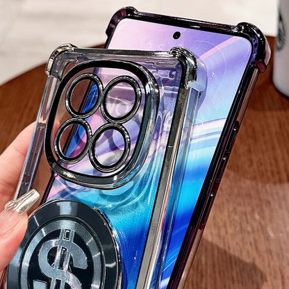 Oppo F29 5G Four Corner Airbags 100% Original Astro Money Magnet Rotating Dollar Case