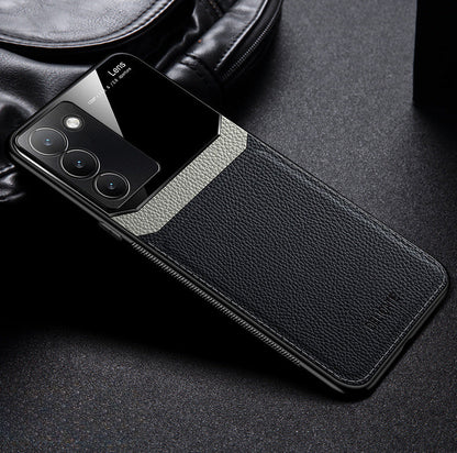Vivo Y200e 5G Premium Leather Lens Protective Case