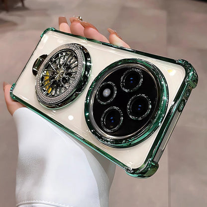 Oppo F27 Pro+ 5G Premium Stress Buster Wheel Rotating Shockproof Airbags Case