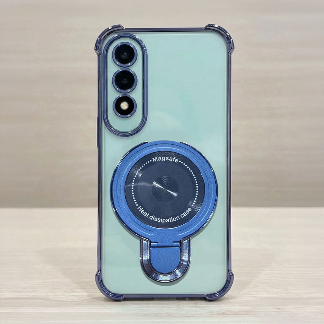 OnePlus Nord 5 5G Luxury Four Corner Invincible Bracket Ring Stand Case