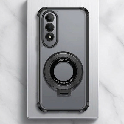 OnePlus Nord 5 5G Original Luxury Magnifier Ring Stand Shockproof Airbags Corner Case