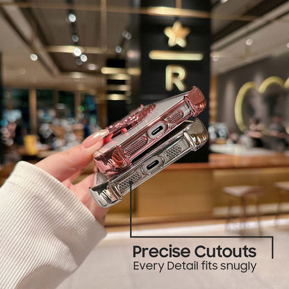 OnePlus Nord 5 5G Luxury Four Corner Invincible Bracket Ring Stand Case