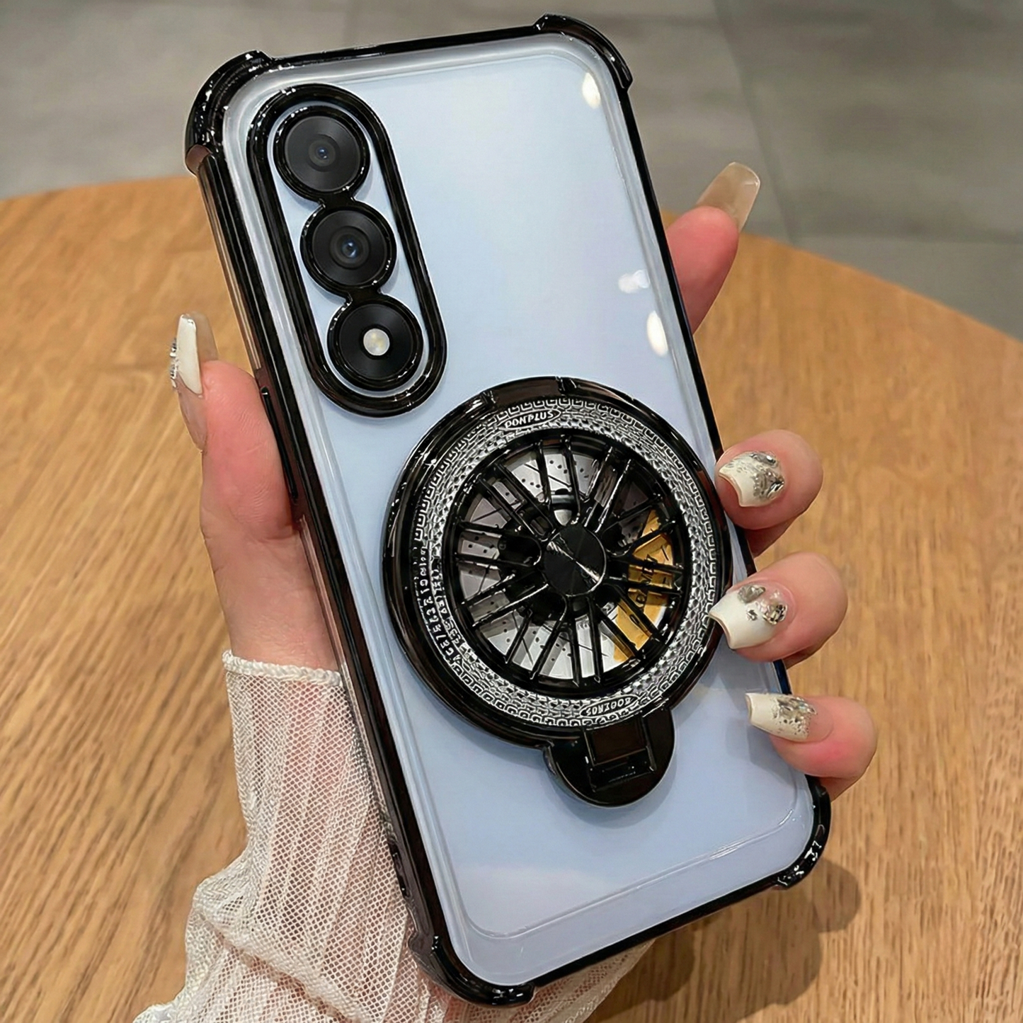 OnePlus Nord 5 5G Premium Stress Buster Wheel Rotating Shockproof Airbags Case