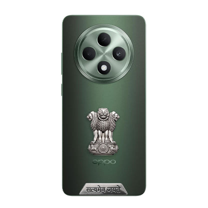 Oppo F27 5G Compatible Satyamev Jayate 3D Metal Emblem Sticker