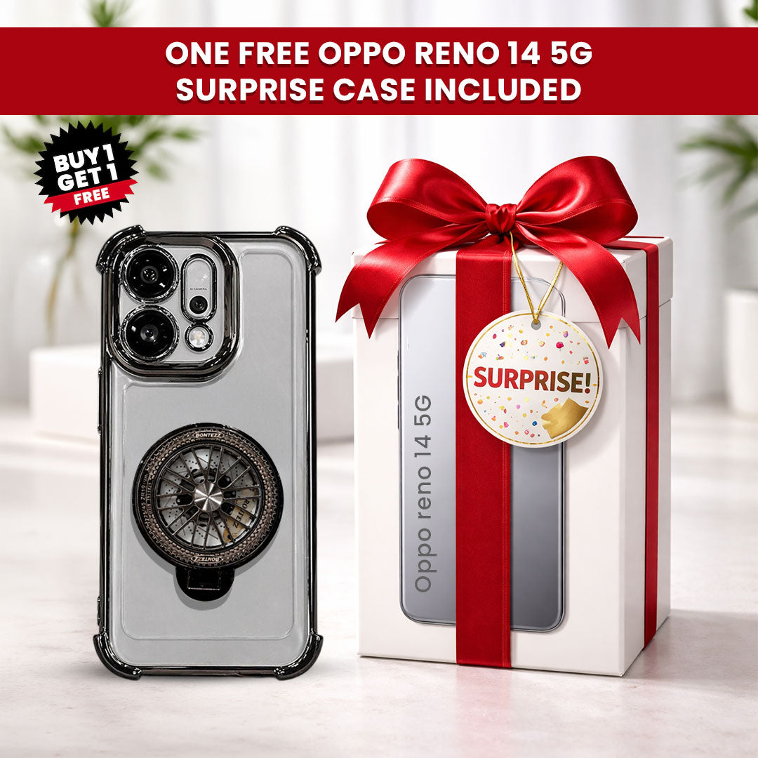 Oppo Reno14 5G Premium Stress Buster Wheel Rotating Shockproof Airbags Case
