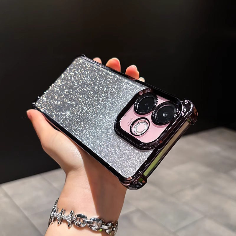 Oppo A5 Pro 5G Luxury Shimmer Shockproof Airbag Case