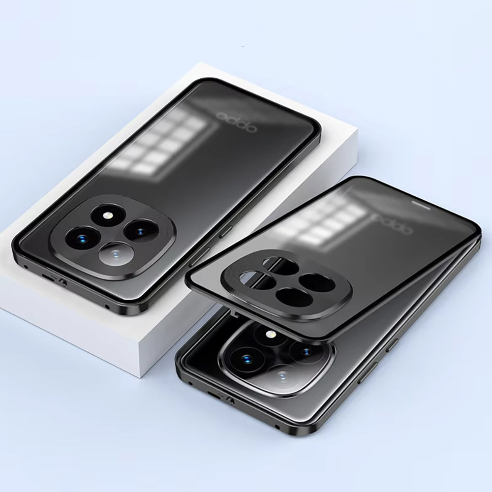 Oppo F29 Pro 5G Aluminium Metal Bumper Shield Transparent Back Case