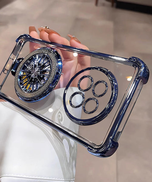 Oppo F31 Pro+ 5G Premium Stress Buster Wheel Rotating Shockproof Airbags Case (Buy 1 Get 1 Free Surprise Cover)