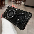 Oppo F31 Pro+ 5G Original Luxury Magnifier Ring Stand Shockproof Airbags Corner Case (Buy 1 Get 1 Free Surprise Cover)
