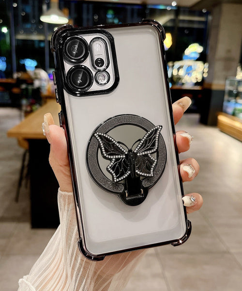 Oppo Reno 14 5G Premium Butterfly Stand Airbags Case