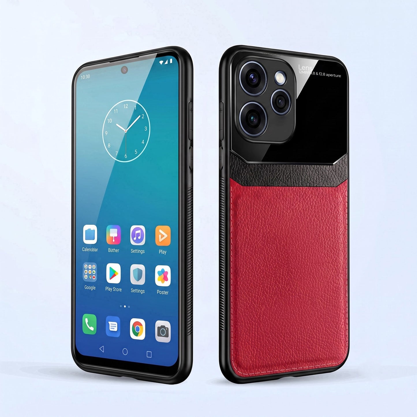 Oppo Reno 15 Pro Mini 5G Premium Leather Lens Protective Case
