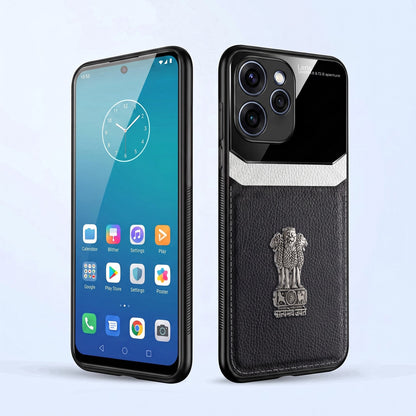 Oppo Reno 15 Pro Mini 5G Satyamev Jayate 3D Metal Leather Back Case