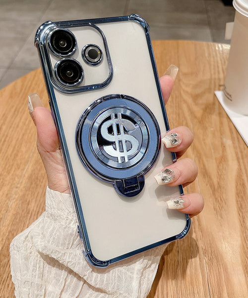 Oppo A5 Pro 5G Four Corner Airbags 100% Original Astro Money Magnet Rotating Dollar Case